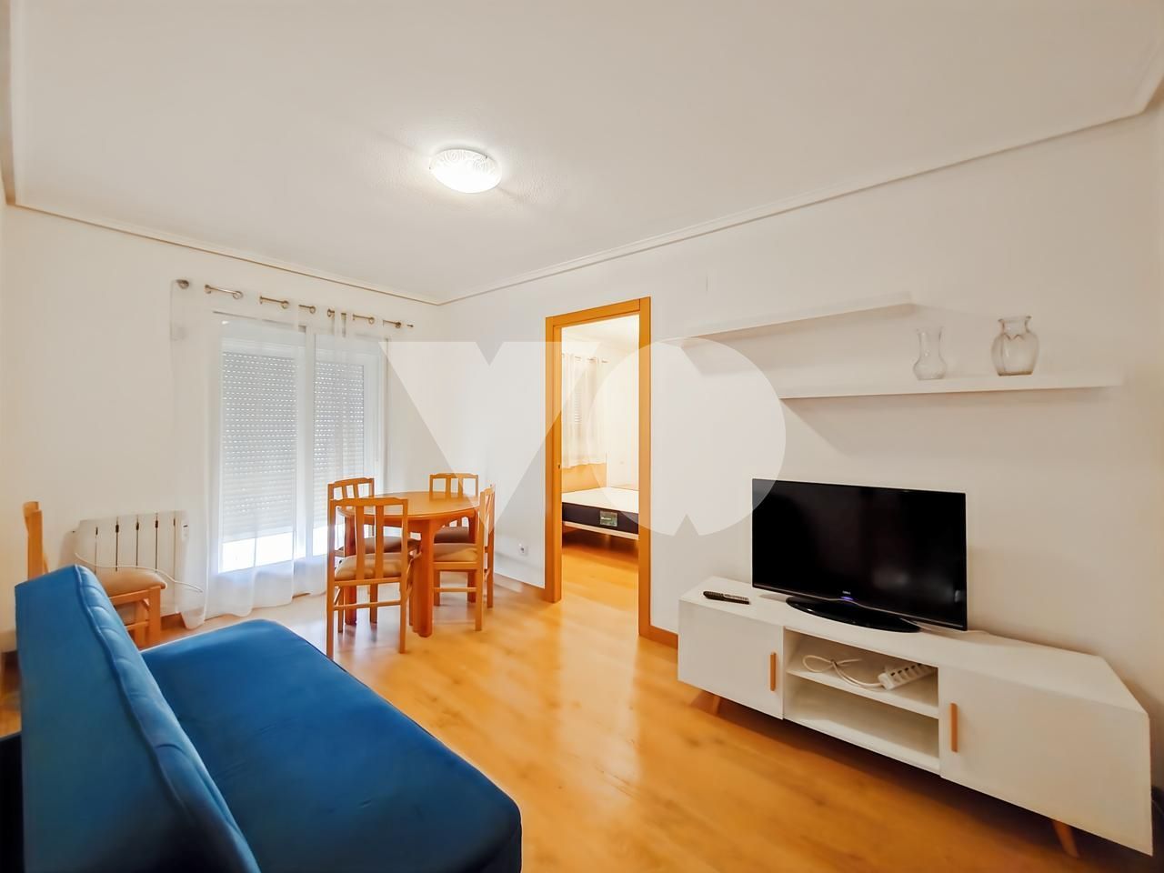 Bedroom of Flat to rent in  Madrid Capital  with Heating, Terrace and Furnished