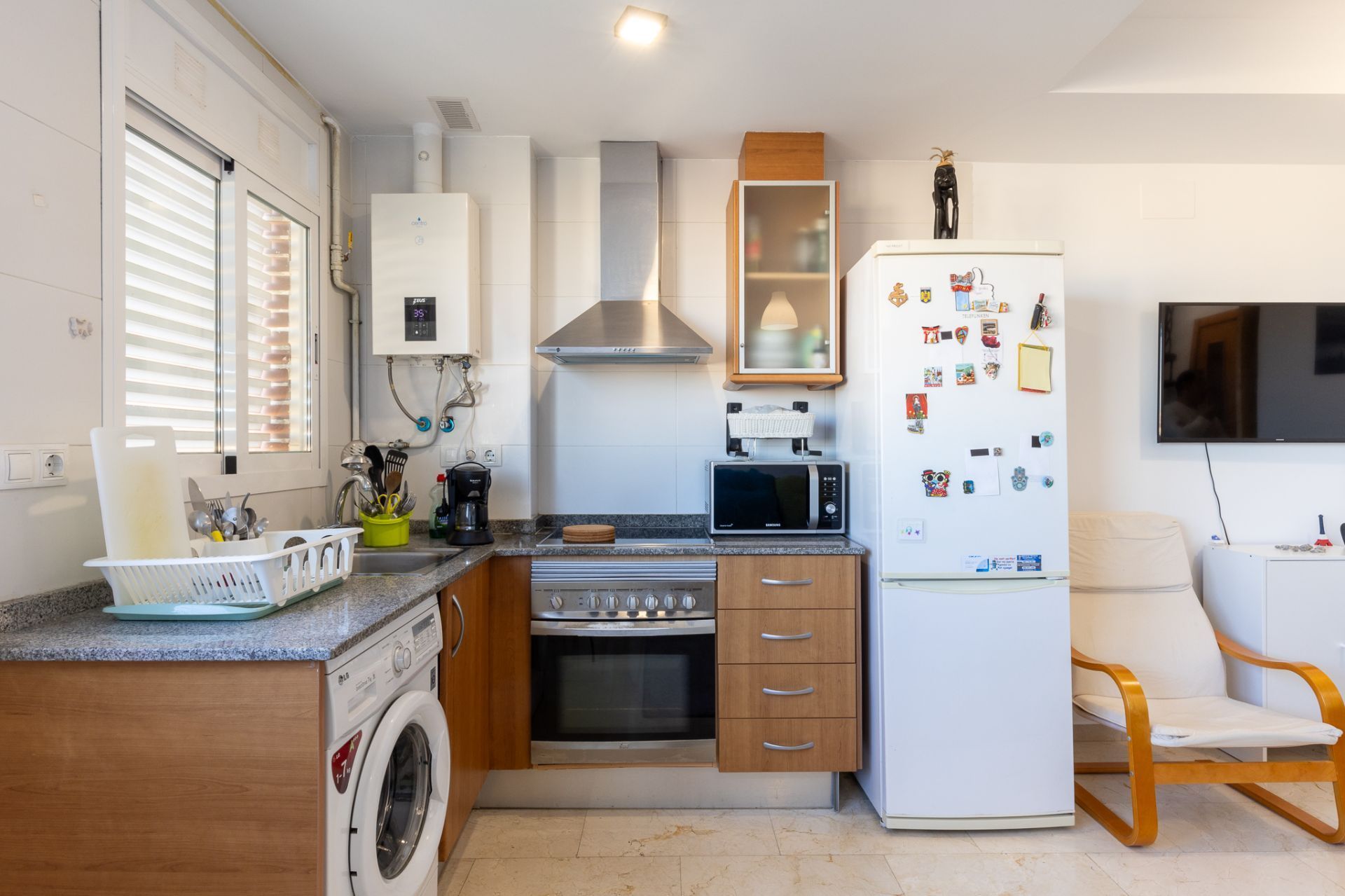 Cuina de Àtic en venda en  Valencia Capital amb Aire condicionat i Terrassa