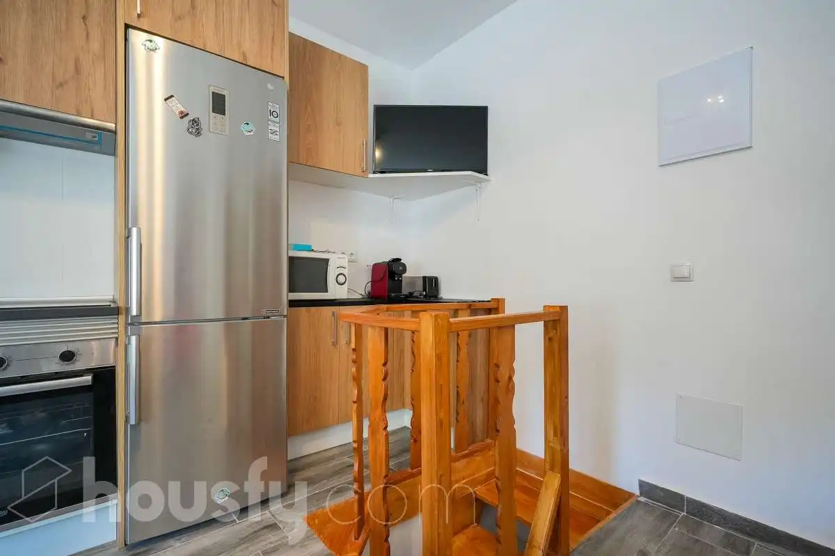 Kitchen of Flat for sale in Madrid  with Air Conditioner, Storage room and Furnished
