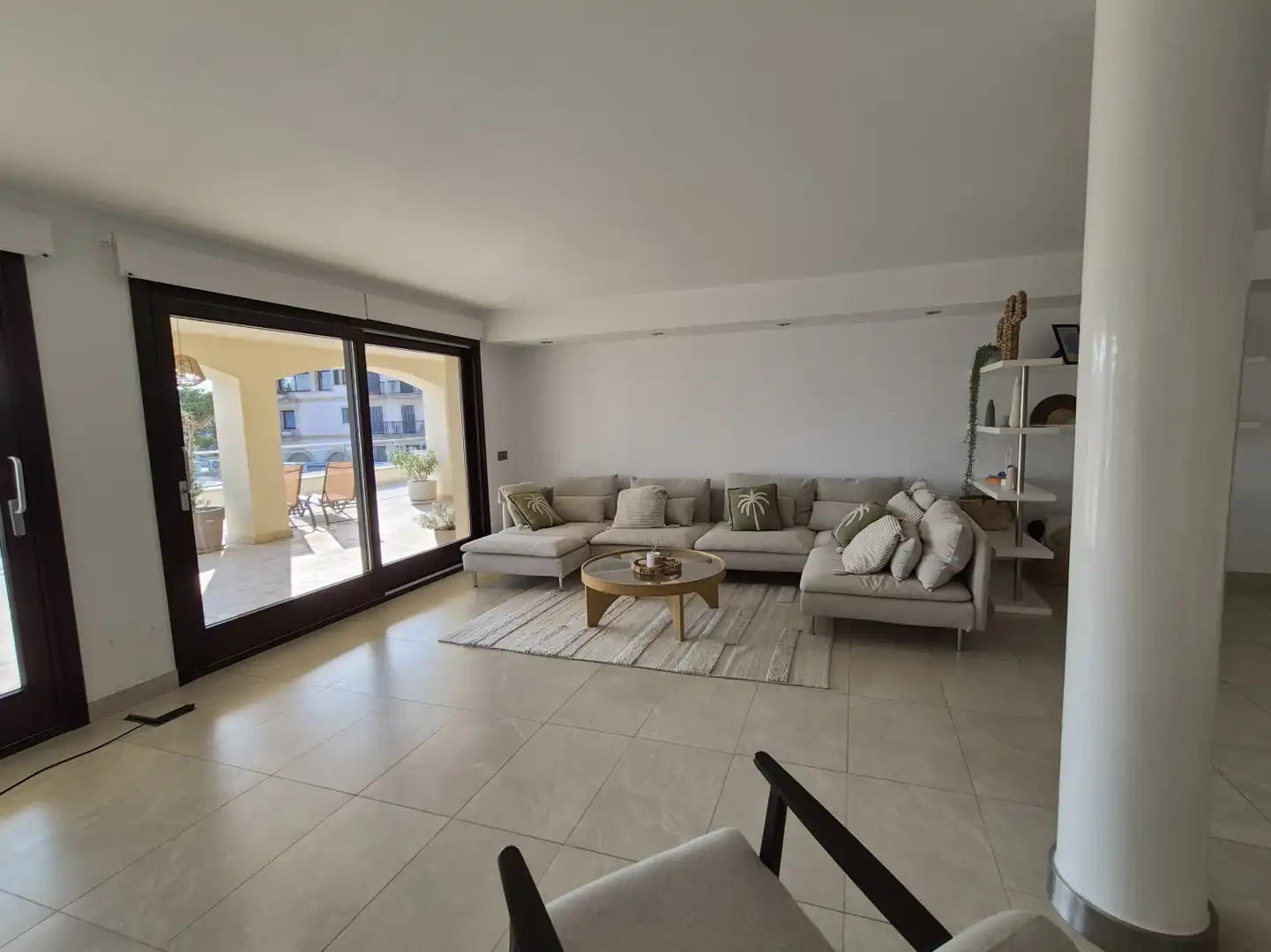 Sala d'estar de Pis de lloguer en Capdepera amb Aire condicionat, Calefacció i Terrassa