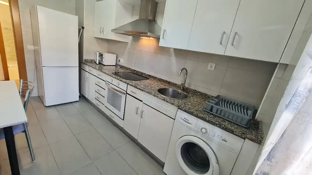 Kitchen of Flat for rent in  Logroño  with Heating, Parquet flooring and Terrace