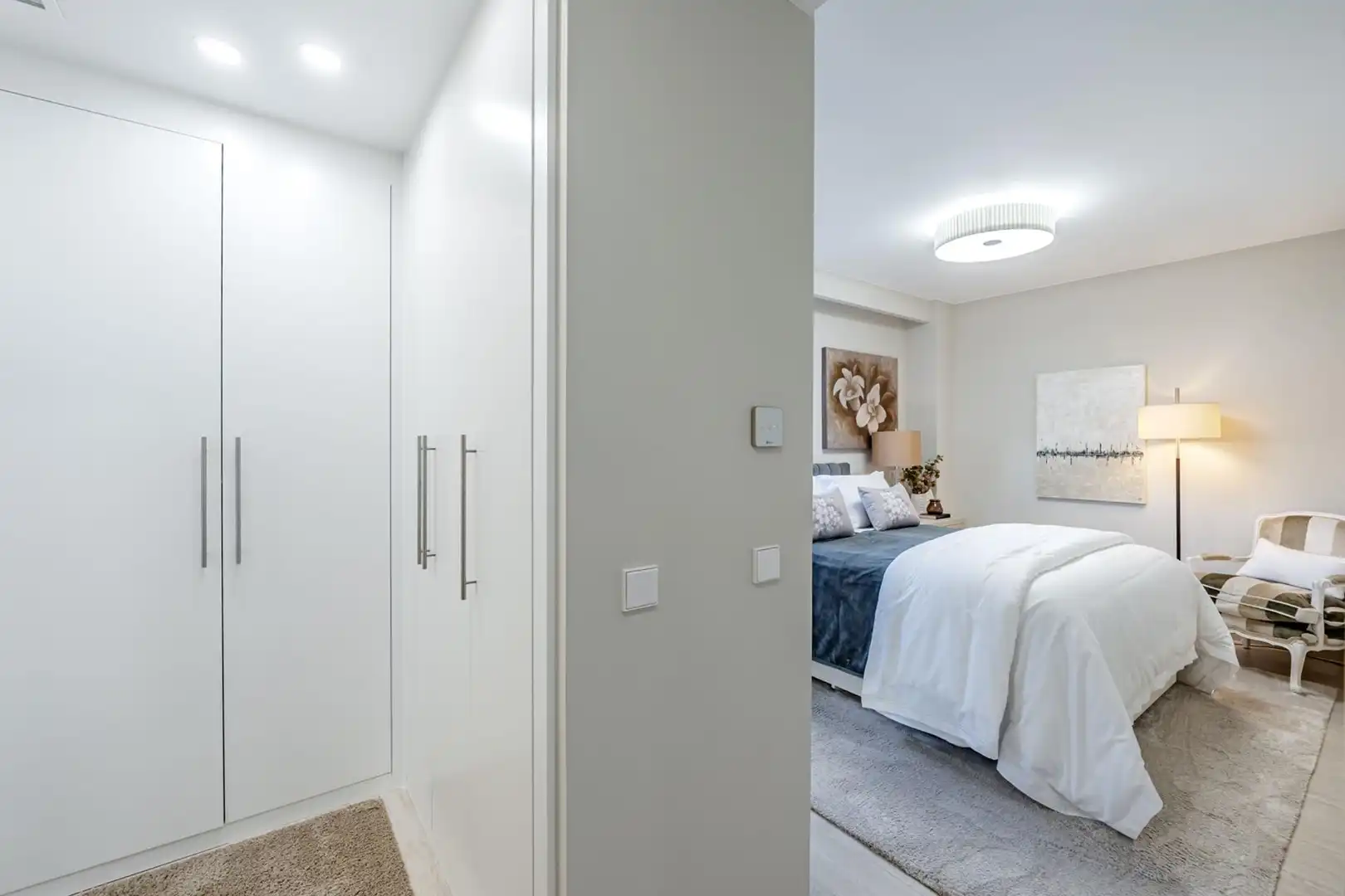 Schlafzimmer von Wohnung zum Verkauf in Boadilla del Monte mit Klimaanlage, Heizung und Terrasse