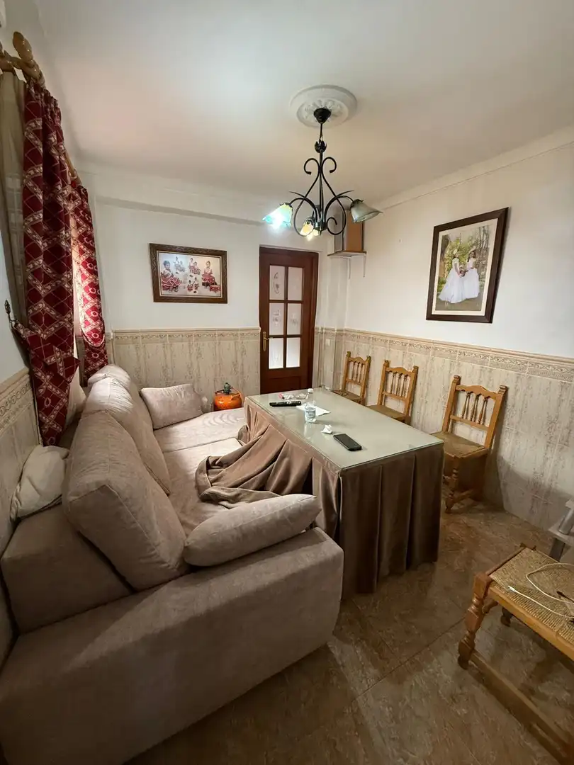 Sala de estar de Casa o chalet en venta en Cuevas de San Marcos con Aire acondicionado, Terraza y Amueblado