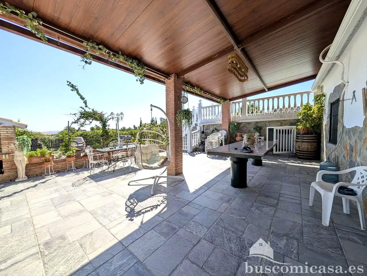 Terrassa de Finca rústica en venda en Linares amb Aire condicionat, Jardí privat i Terrassa