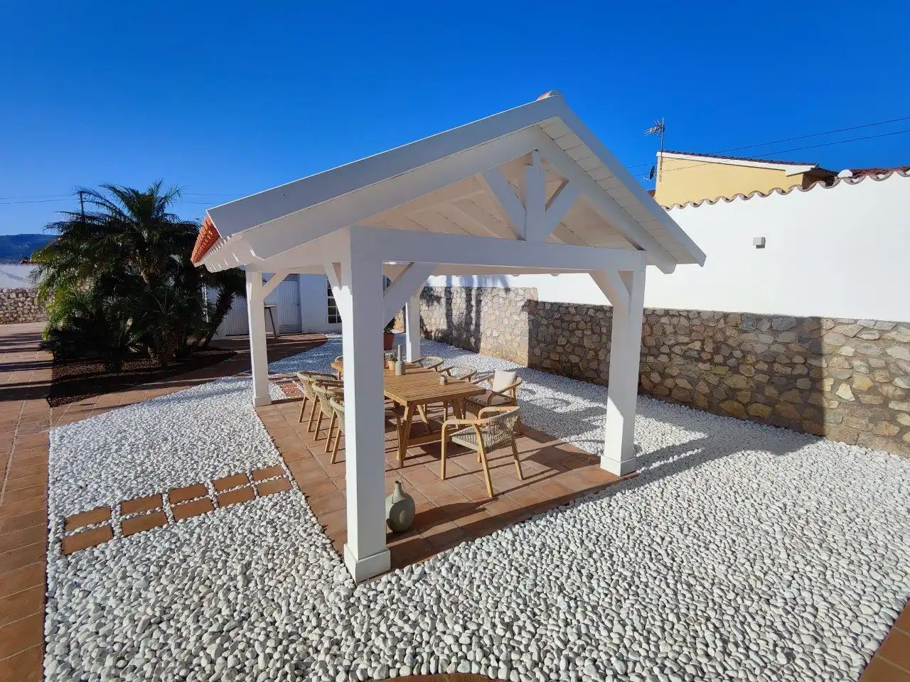 Terraza de Casa o chalet en venta en Alhaurín de la Torre con Aire acondicionado, Calefacción y Jardín privado