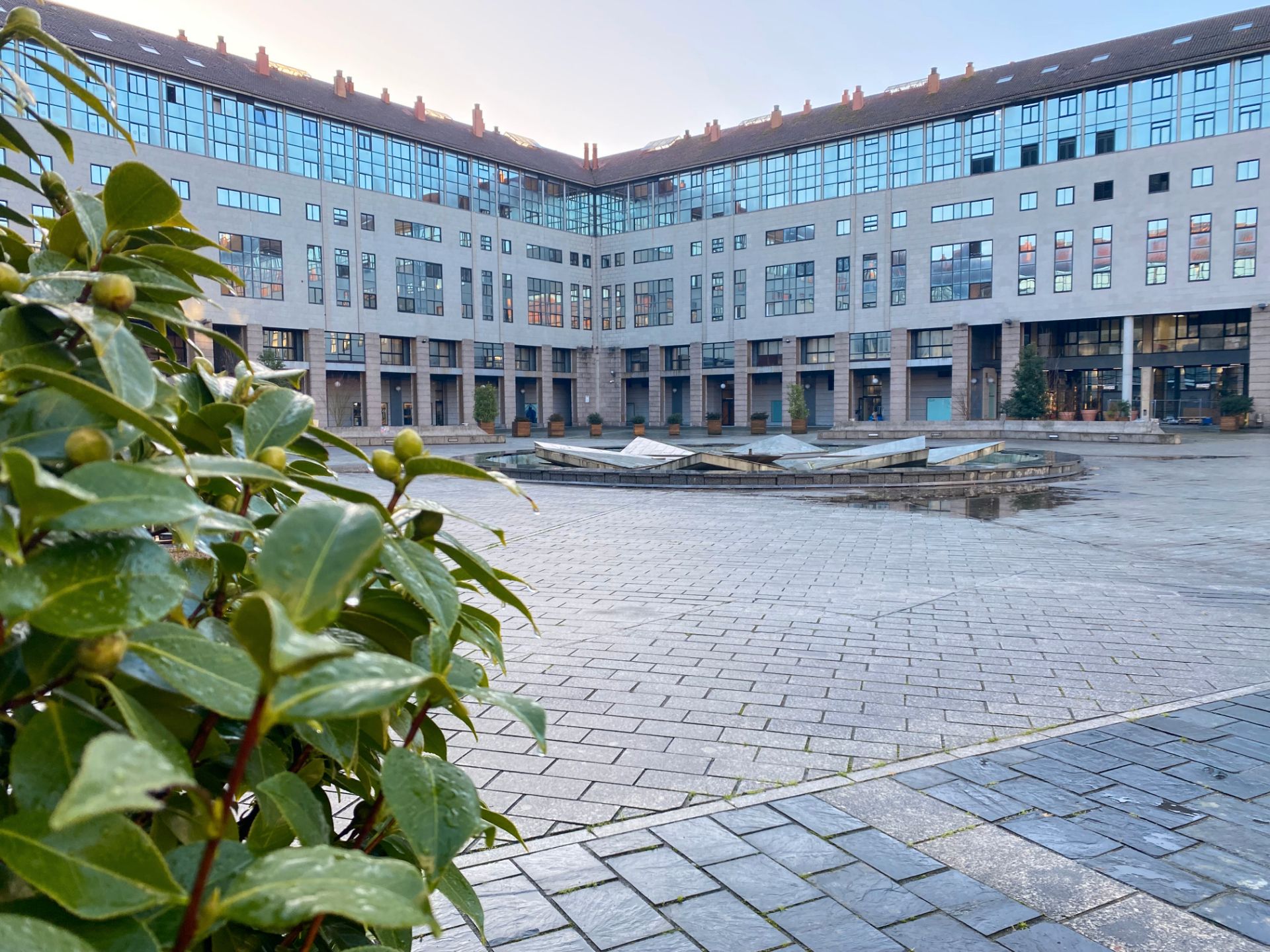 Vista exterior de Piso en venta en Santiago de Compostela  con Calefacción, Trastero y Amueblado