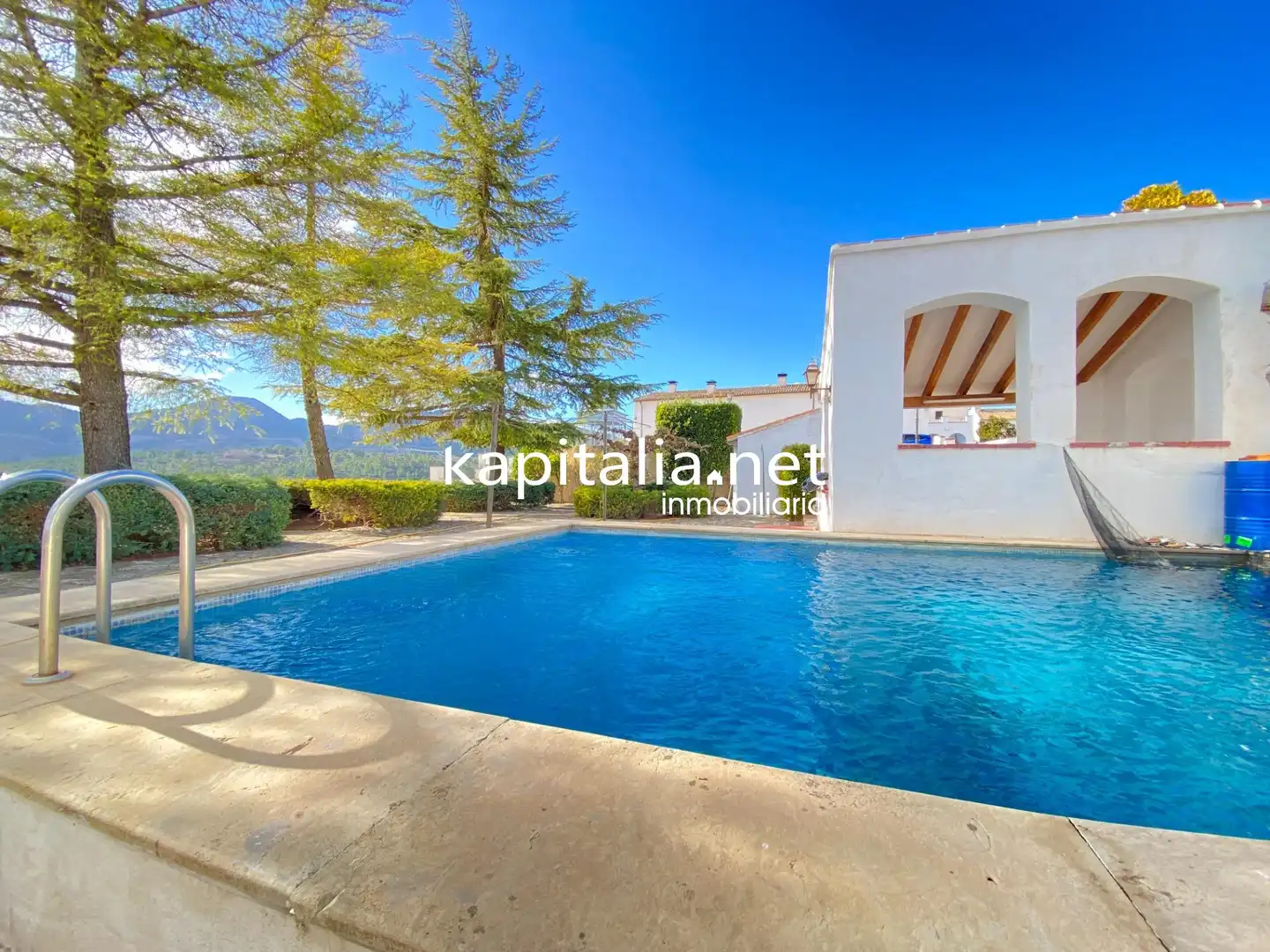 Piscina de Finca rústica en venta en Penàguila con Calefacción, Jardín privado y Terraza