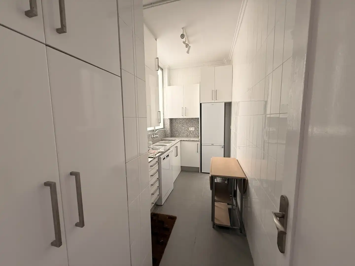 Cocina de Piso de alquiler en Valencia con Aire acondicionado y Parquet