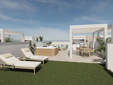 Penthouse with pool for sale in Pilar de la Horadada ciudad