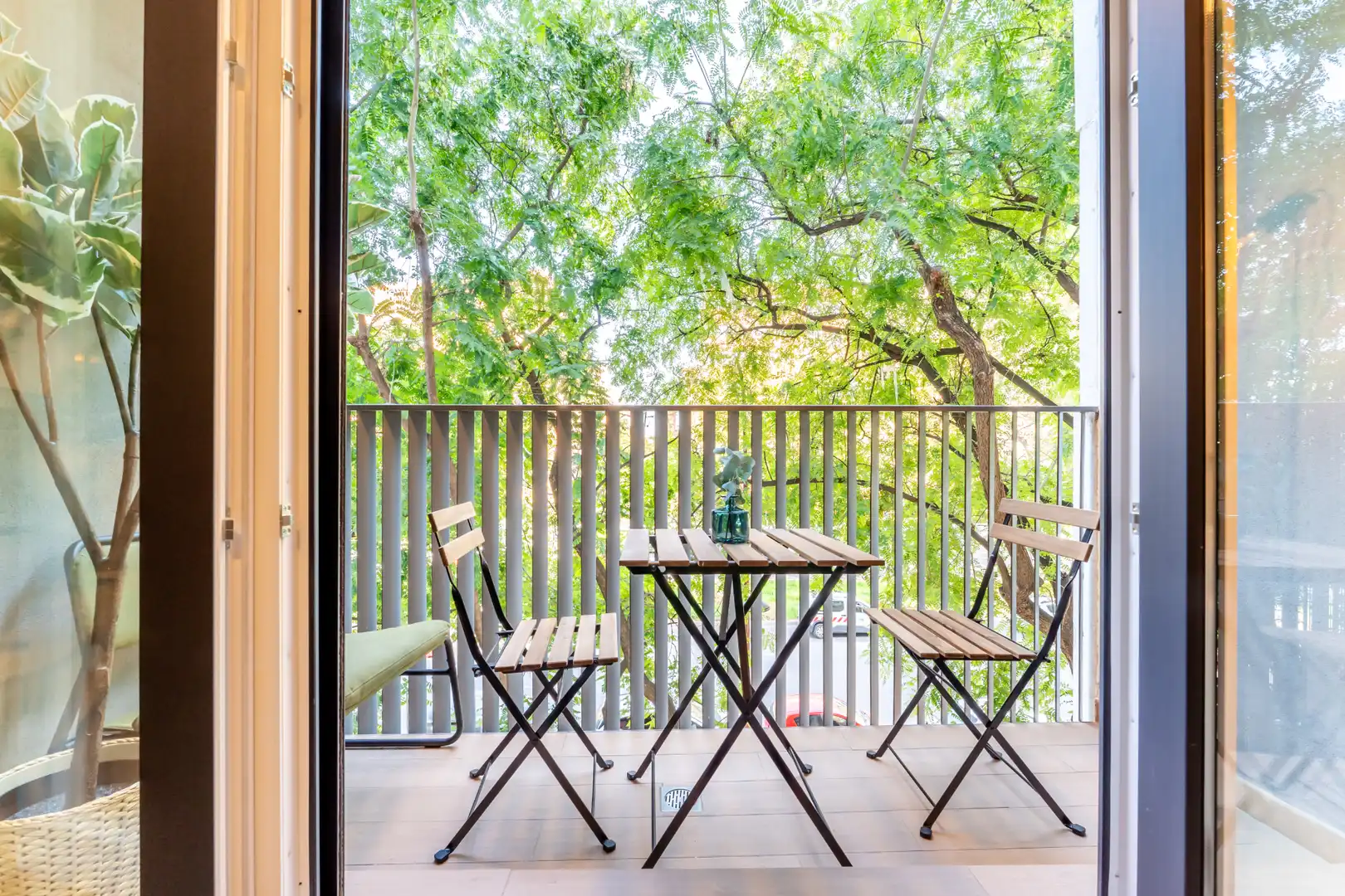 Balcony of Flat for sale in Sevilla  with Air Conditioner, Heating and Storage room