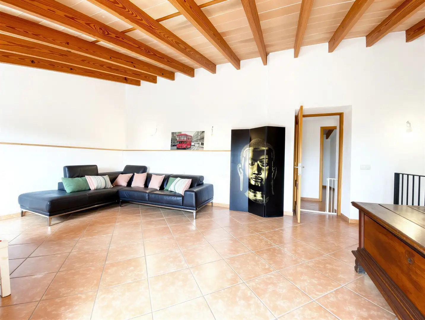 Sala de estar de Casa o chalet de alquiler en Campos con Aire acondicionado, Terraza y Trastero