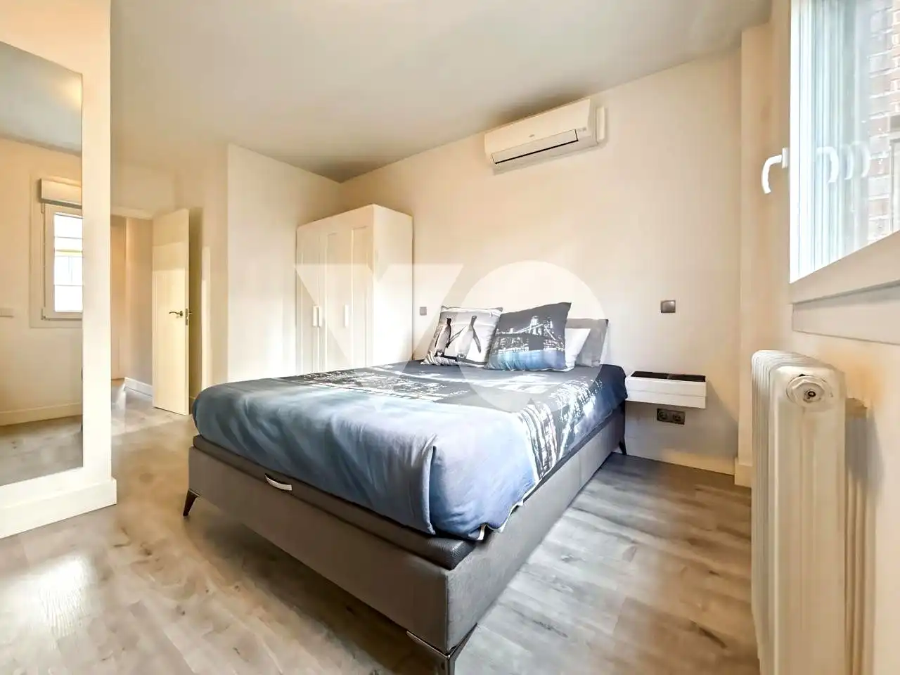 Bedroom of Flat for sale in Madrid  with Air Conditioner, Heating and Terrace
