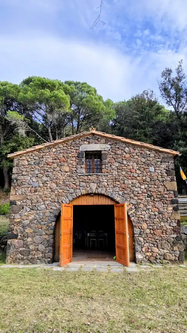 Exterior view of Country homes for sale in Sant Martí de Llémena  with Private garden