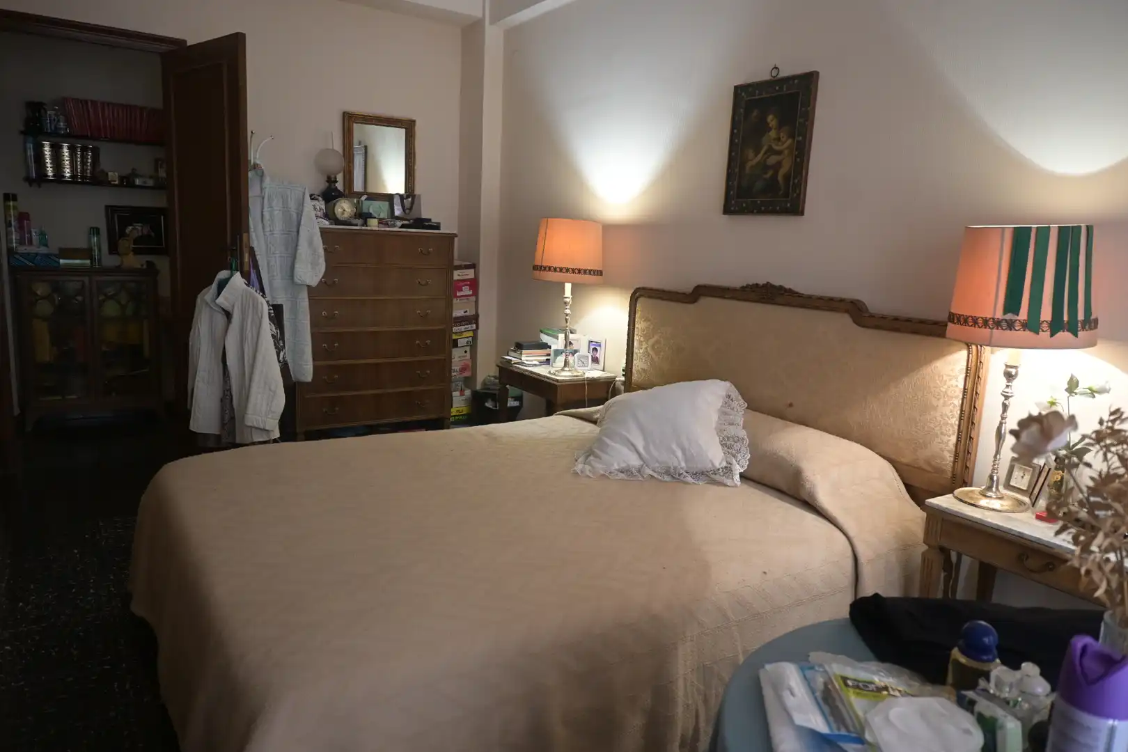 Schlafzimmer von Wohnung zum Verkauf in Castellón de la Plana / Castelló de la Plana mit Klimaanlage und Balkon