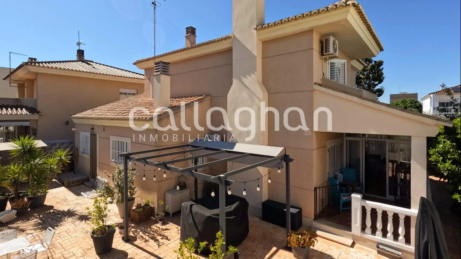 Terrassa de Casa o xalet en venda en Polinyà de Xúquer amb Aire condicionat, Jardí privat i Terrassa