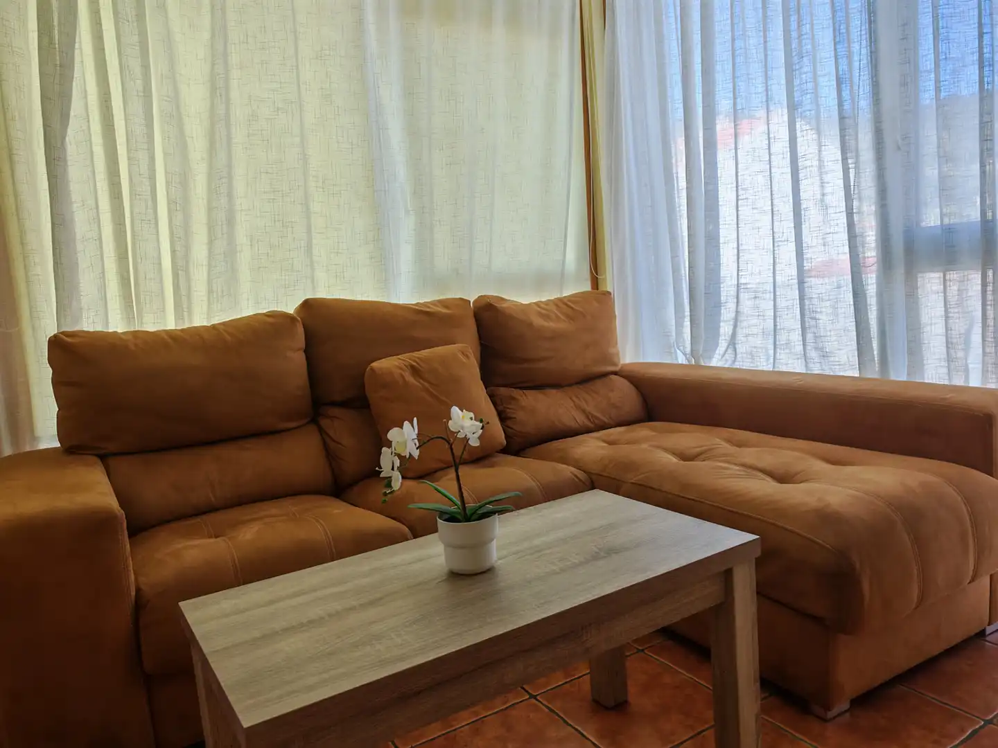 Sala de estar de Apartamento de alquiler en Fisterra con Trastero, Amueblado y Horno