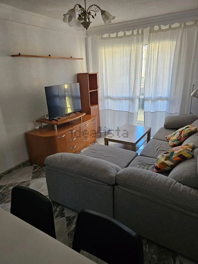 Living room of Flat to rent in Málaga Capital  with Air Conditioner, Terrace and Furnished
