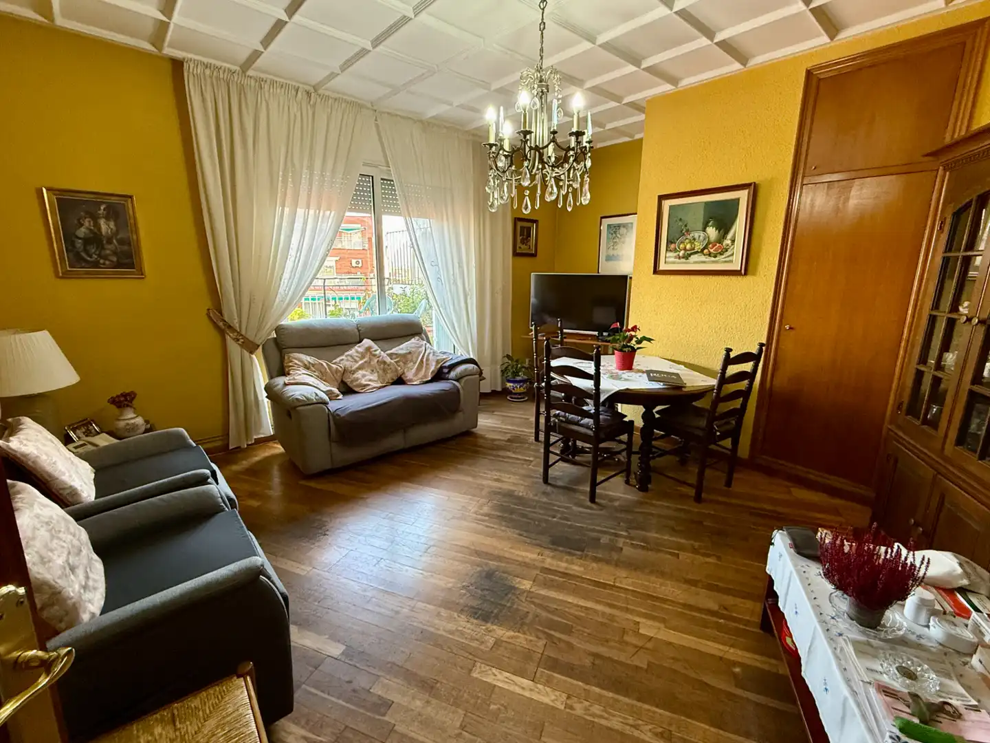 Sala de estar de Ático en venta en Barcelona con Terraza y Balcón