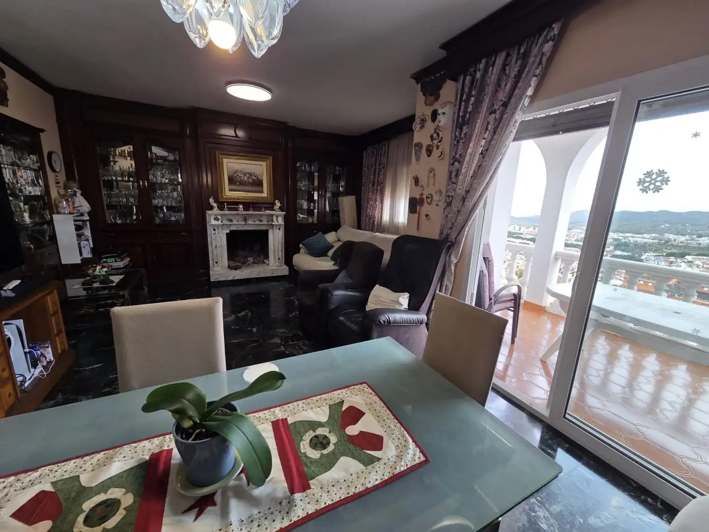 Comedor de Casa o chalet en venta en Málaga con Jardín privado, Terraza y Piscina