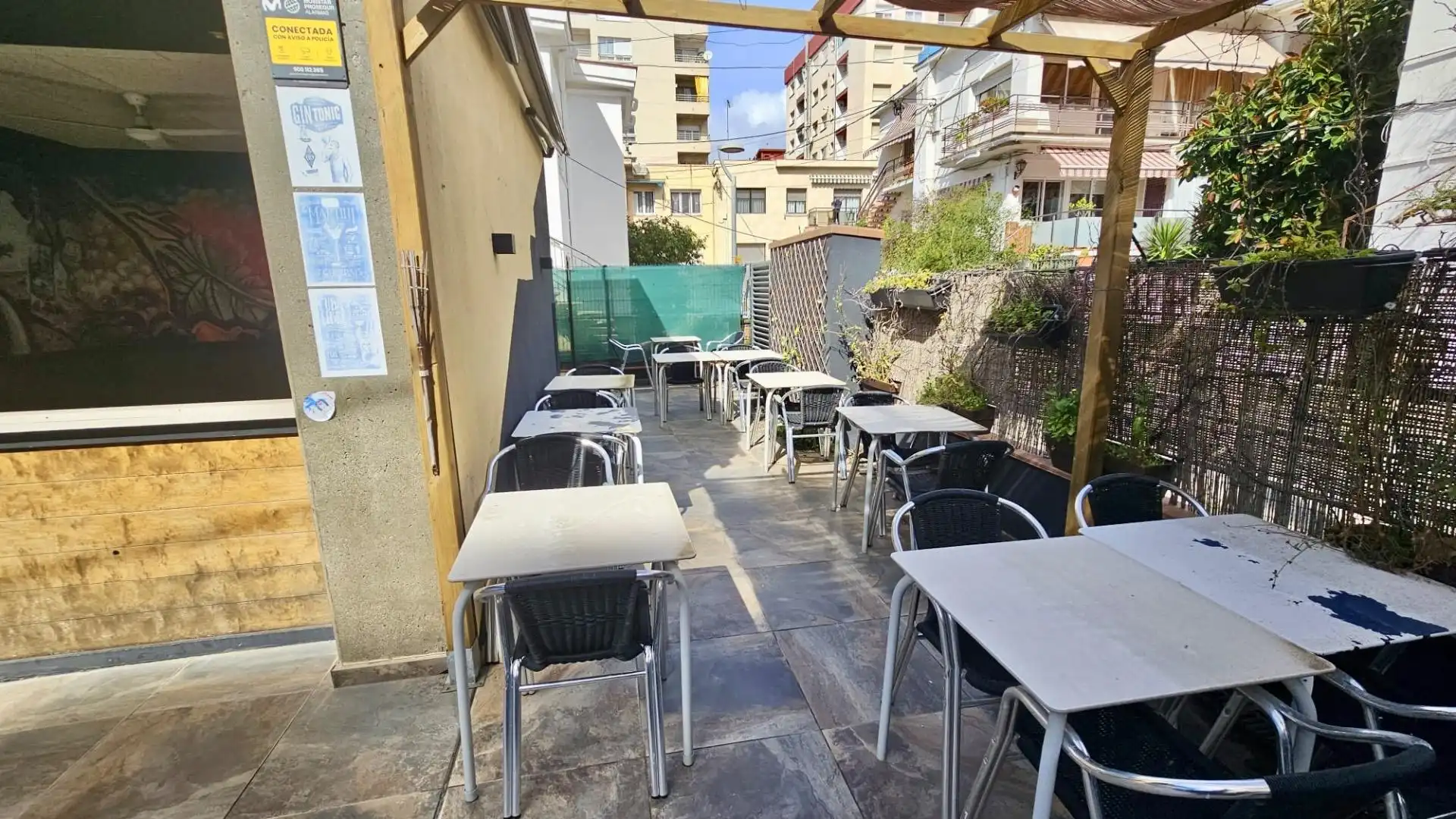 Terrassa de Local de lloguer en Calella amb Aire condicionat i Moblat