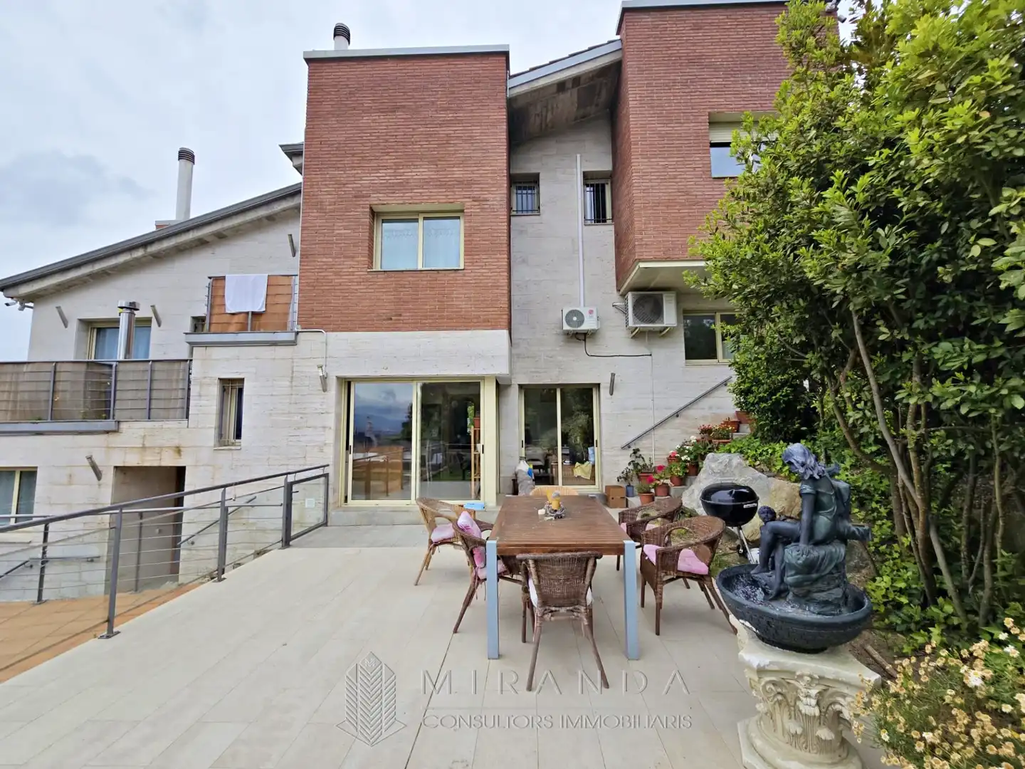 Terraza de Casa o chalet en venta en Vallromanes con Aire acondicionado, Calefacción y Jardín privado