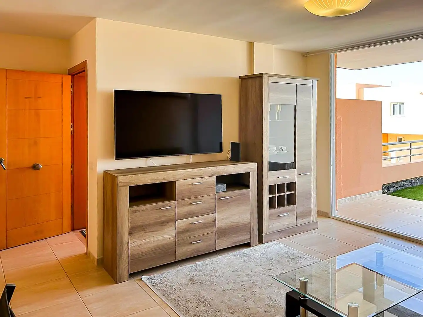 Sala de estar de Dúplex en venta en Adeje con Aire acondicionado, Jardín privado y Terraza