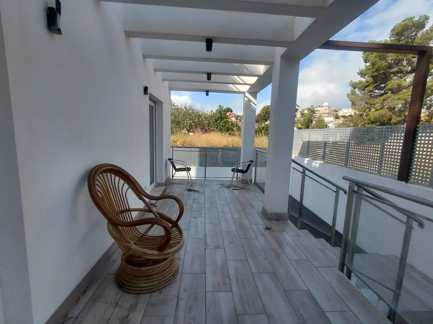 Terrassa de Casa o xalet en venda en La Nucia amb Aire condicionat, Jardí privat i Traster