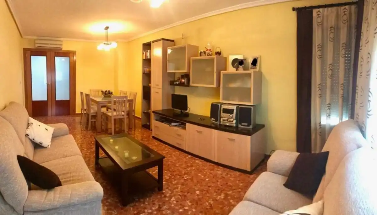 Sala de estar de Piso de alquiler en Manises con Aire acondicionado, Calefacción y Amueblado