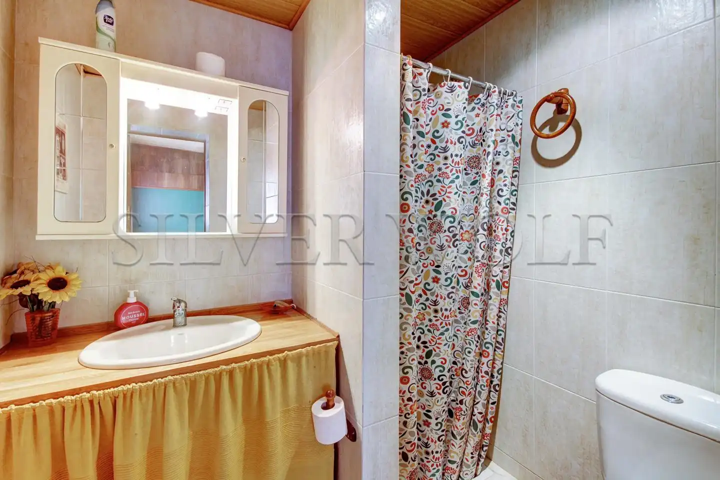 Baño de Casa o chalet en venta en Vallirana con Calefacción, Jardín privado y Terraza