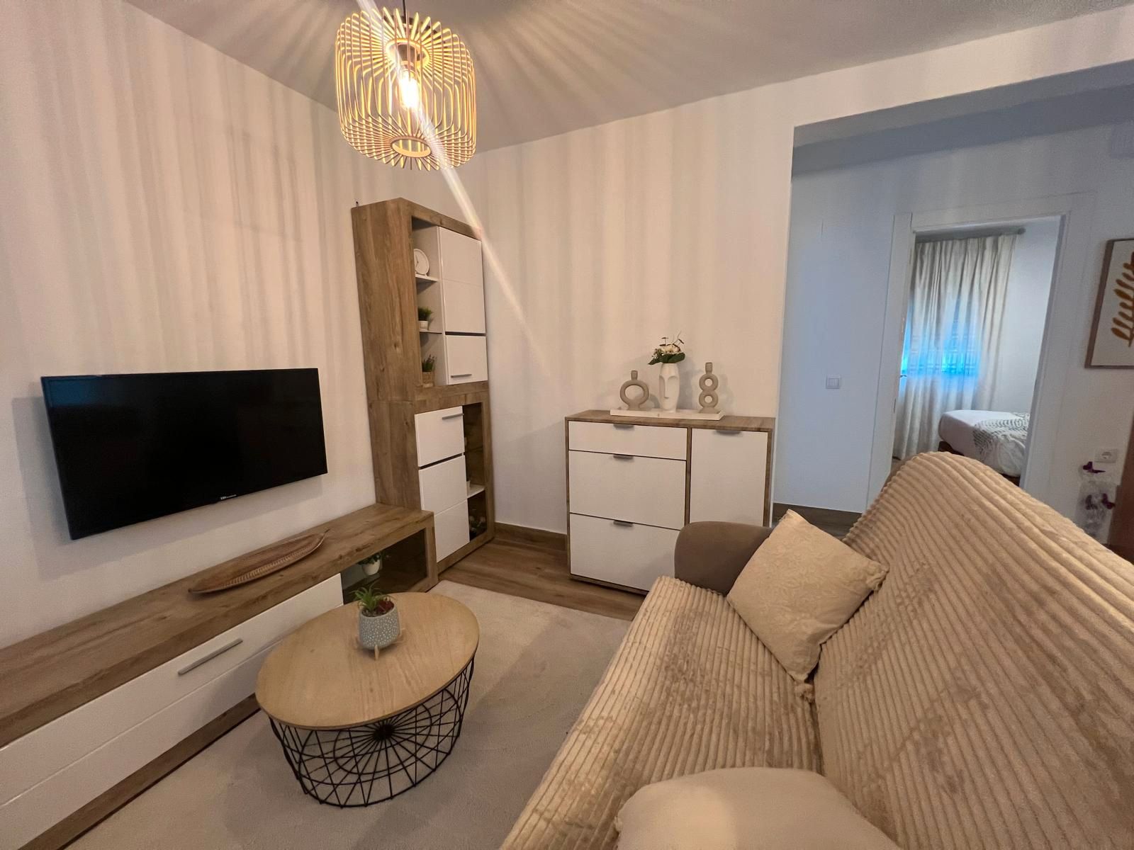 Living room of Flat to rent in Puertollano  with Furnished