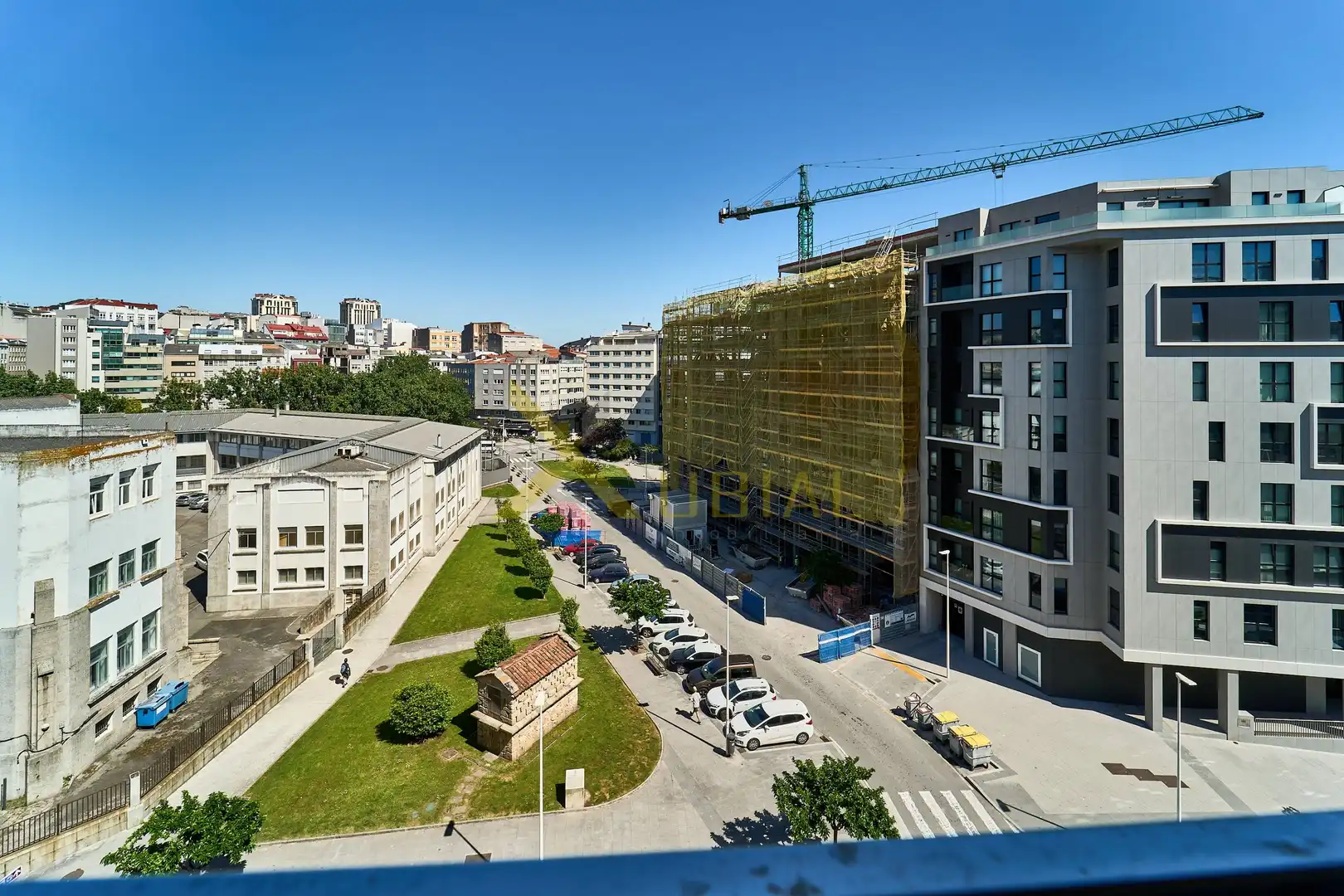 Exterior view of Flat for sale in A Coruña Capital   with Storage room, Furnished and Balcony