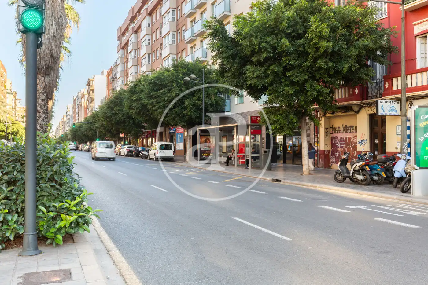 Außenansicht von Wohnung zur Miete in Valencia mit Klimaanlage, Heizung und Haustiere erlaubt