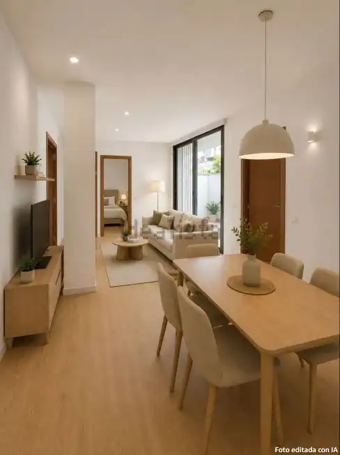 Sala de estar de Piso en venta en Inca con Horno, Microondas y Balcón