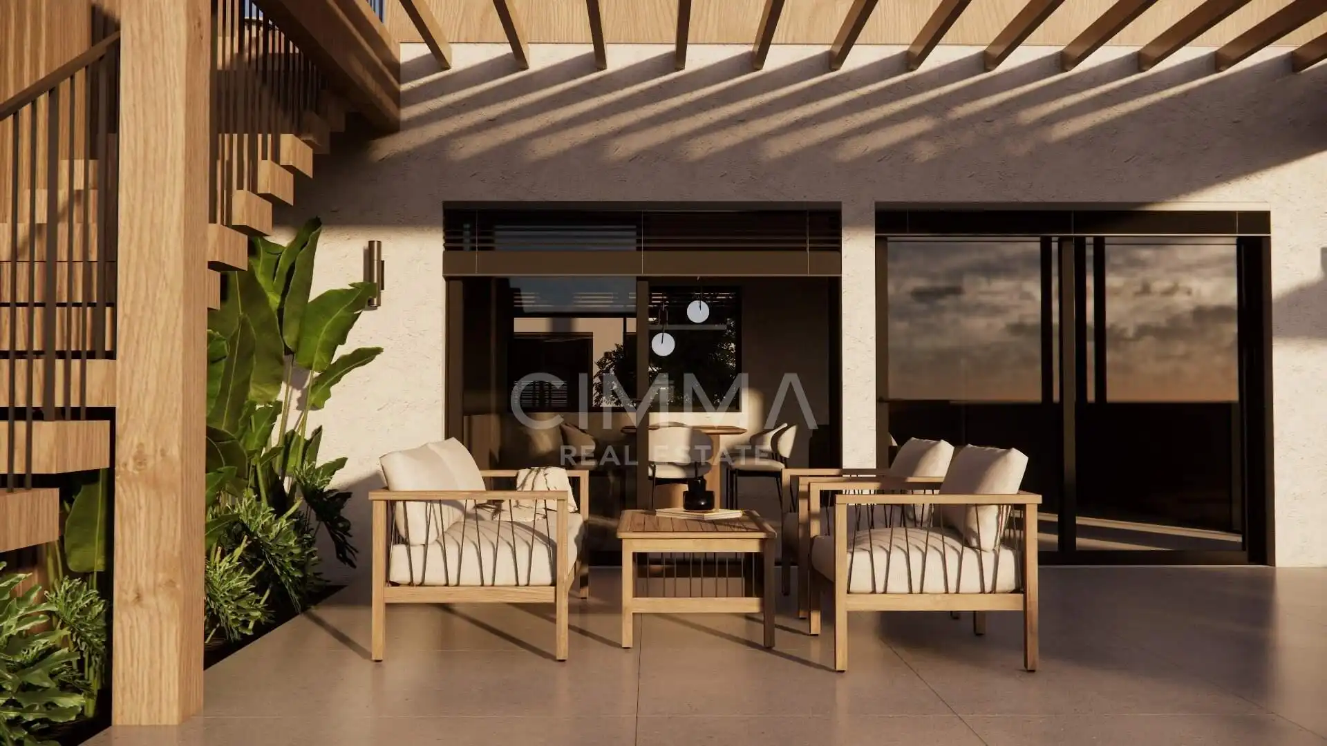 Terraza de Casa o chalet en venta en Polop con Aire acondicionado, Calefacción y Jardín privado