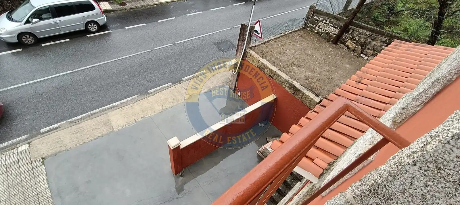 Vista exterior de Casa adosada en venta en Moaña