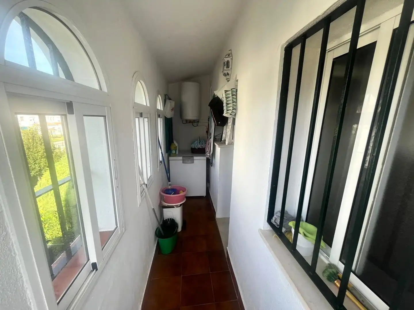 Terraza de Casa adosada en venta en El Portil con Jardín privado, Terraza y Amueblado