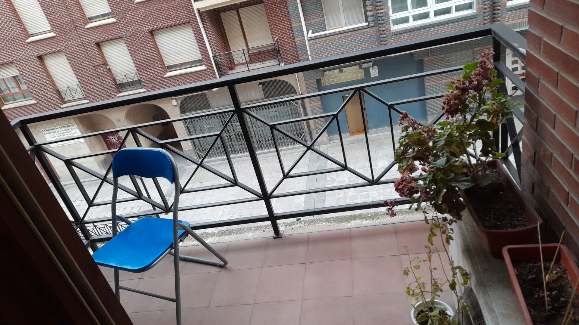 Balcony of Apartment to rent in Bilbao   with Heating, Terrace and Furnished