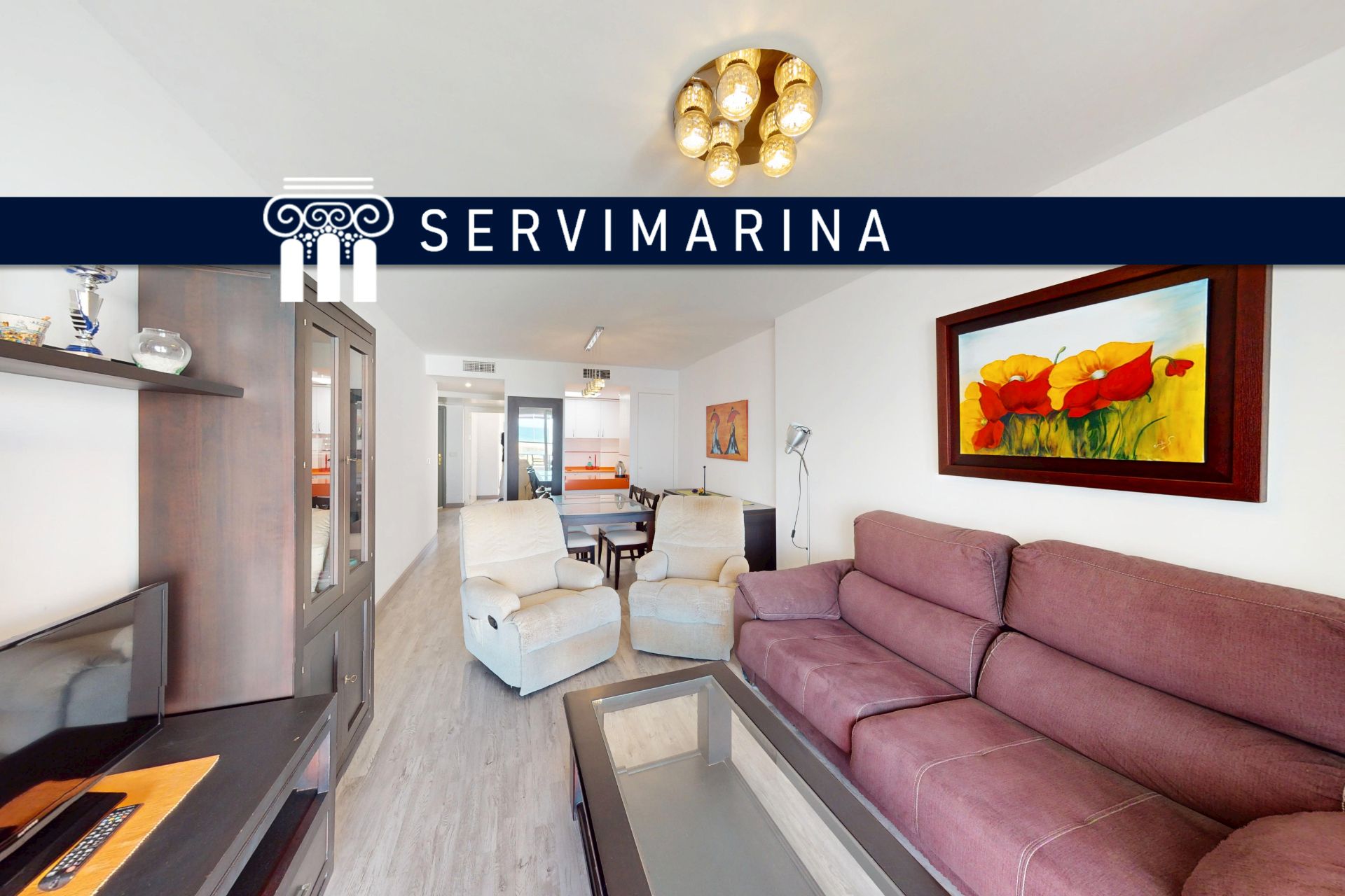 Bedroom of Apartment for sale in Vera  with Terrace, Furnished and Community pool