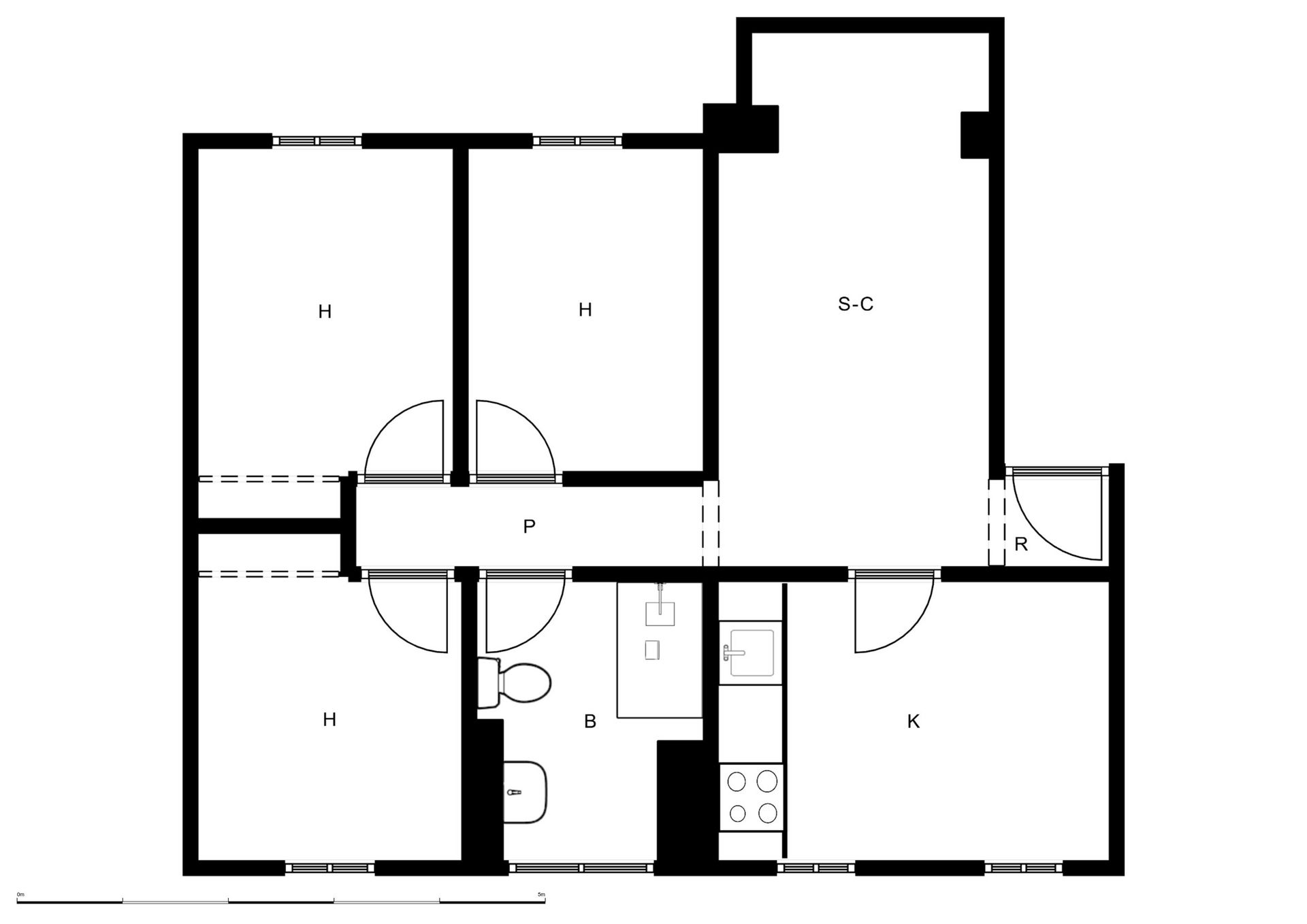Flat for sale in  Madrid Capital  with Heating and Oven