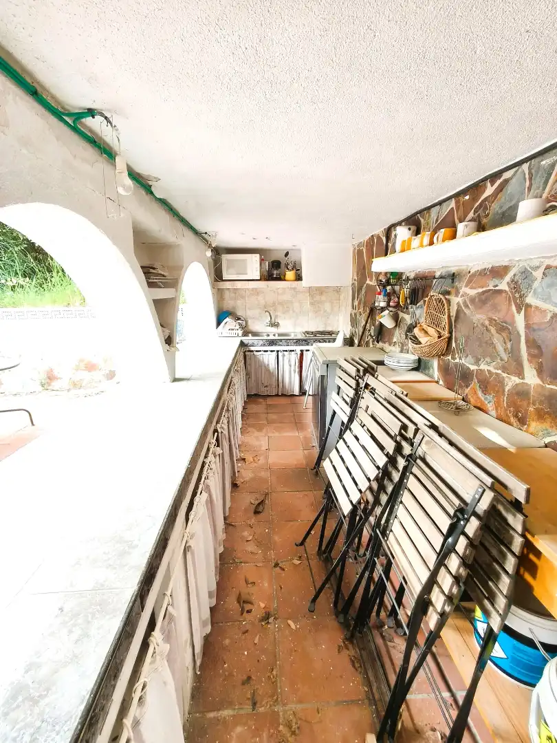 Cuina de Casa o xalet en venda en Lliçà d'Amunt amb Aire condicionat, Jardí privat i Terrassa