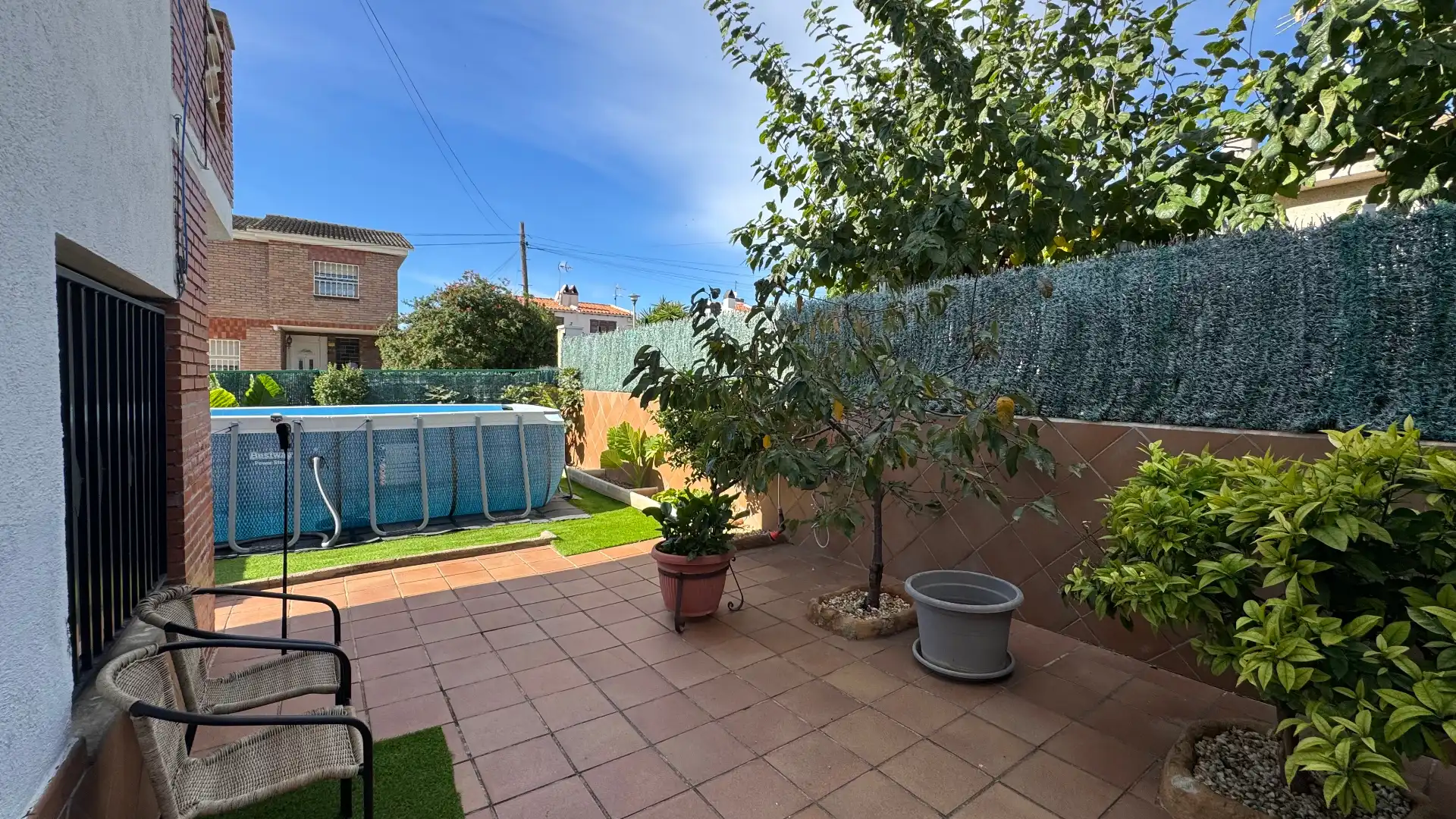 Garden of Houses for sale in Torredembarra  with Air Conditioner, Heating and Private garden