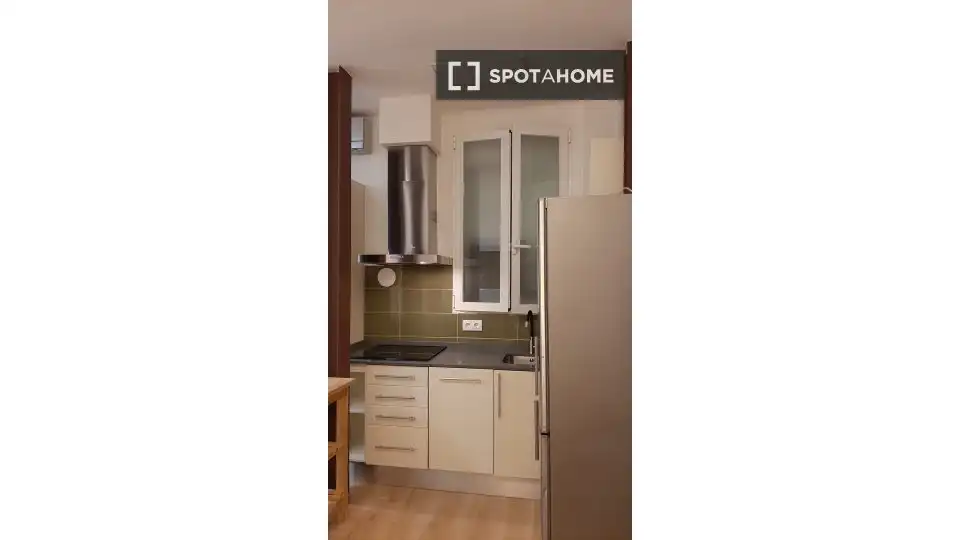 Kitchen of Apartments for share in Madrid  with Air Conditioner, Heating and Terrace