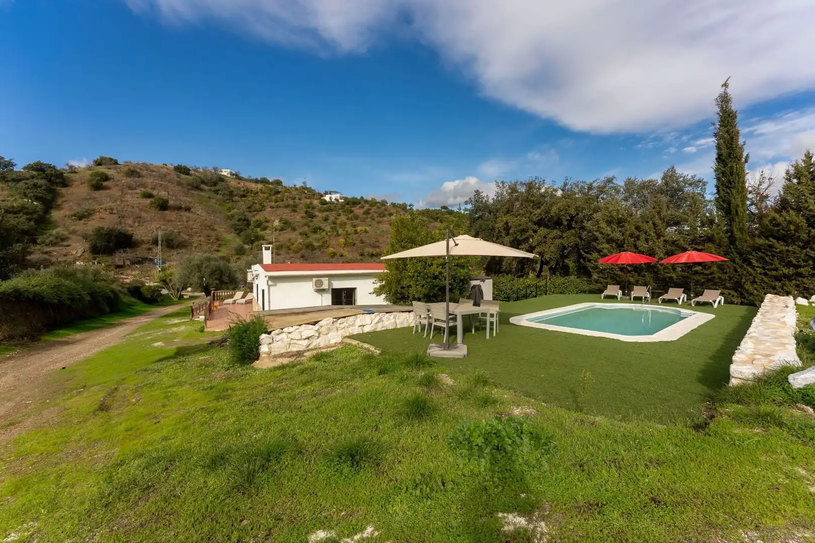 Jardín de Finca rústica en venta en Monda con Trastero y Piscina
