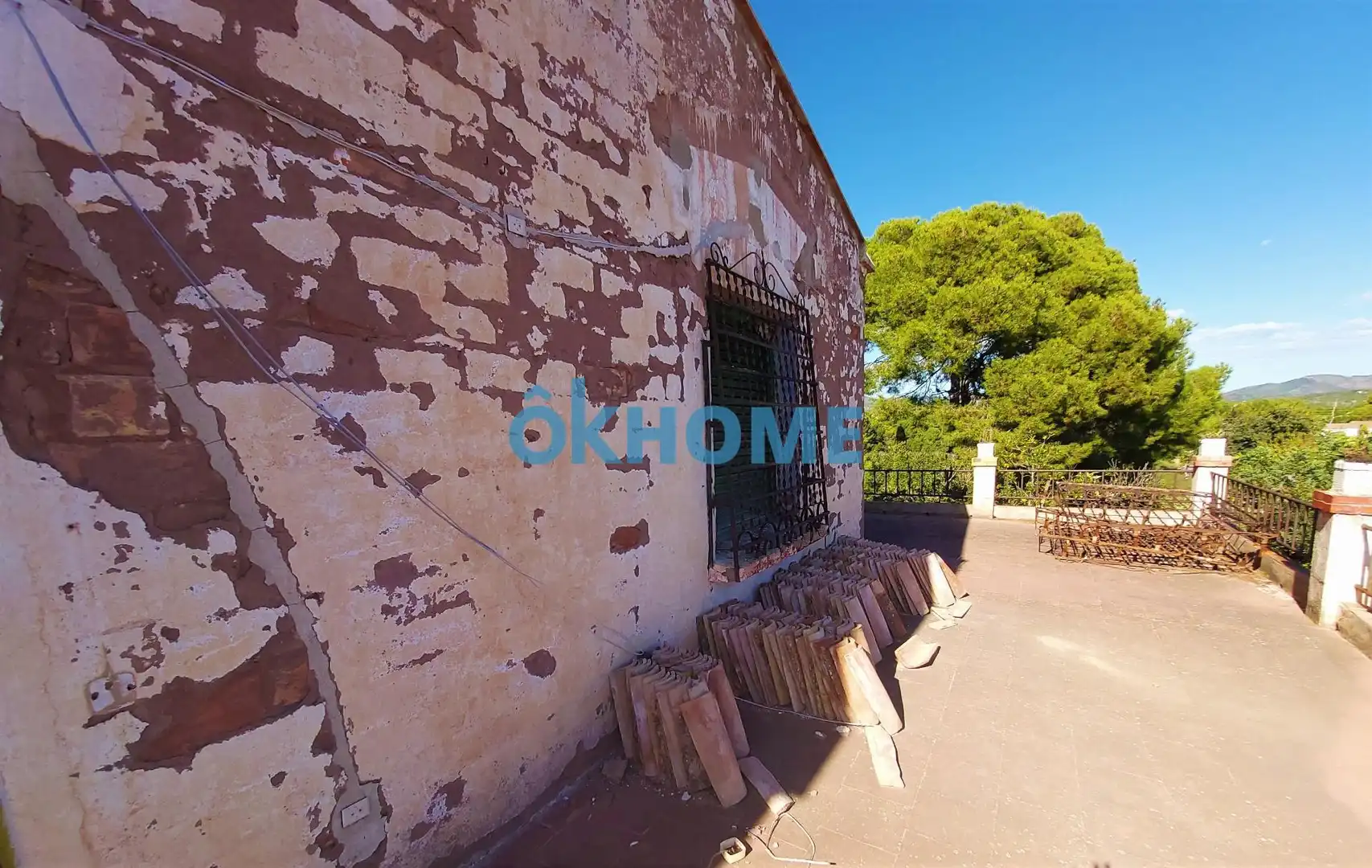 Vista exterior de Finca rústica en venta en Náquera con Jardín privado, Terraza y Piscina