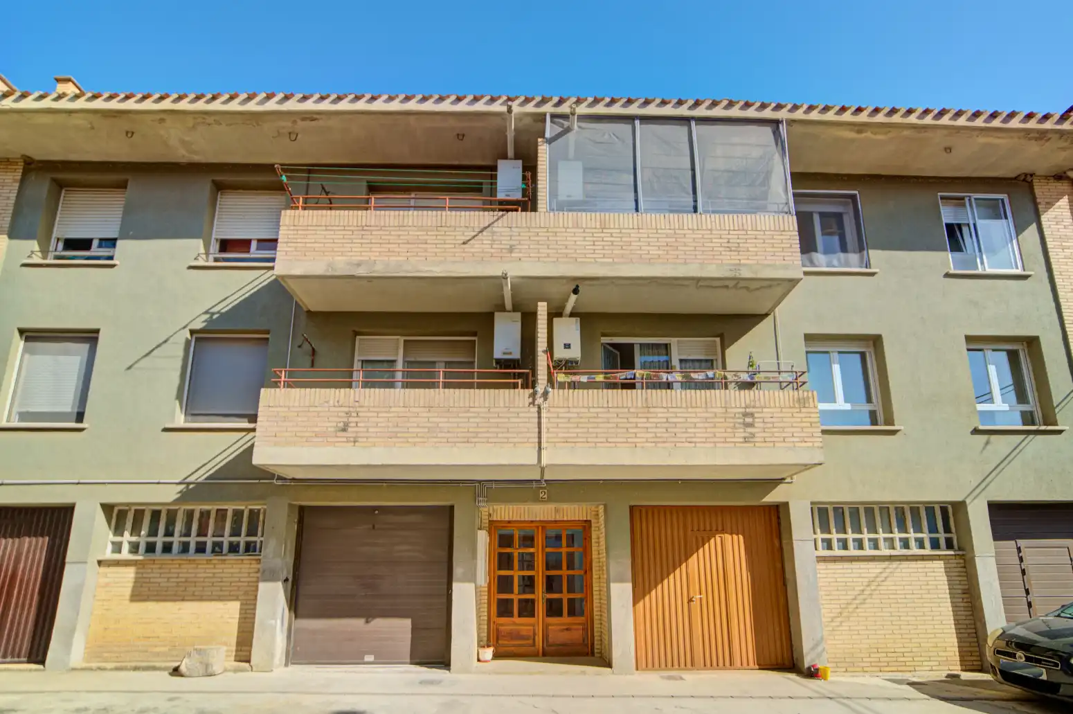 Vista exterior de Piso en venta en Urroz-Villa con Calefacción, Parquet y Balcón