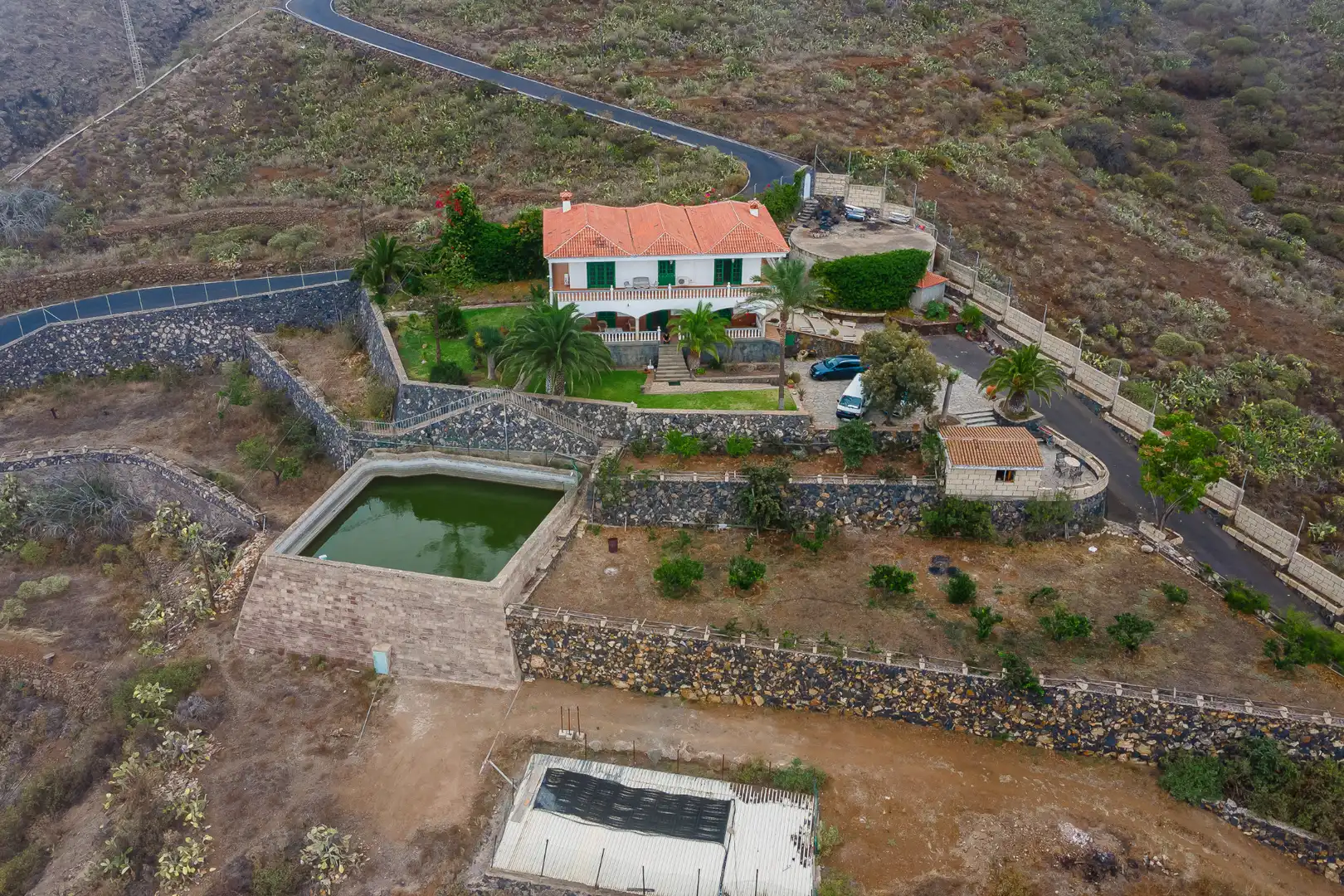 Vista exterior de Finca rústica en venta en Arona con Aire acondicionado, Terraza y Trastero