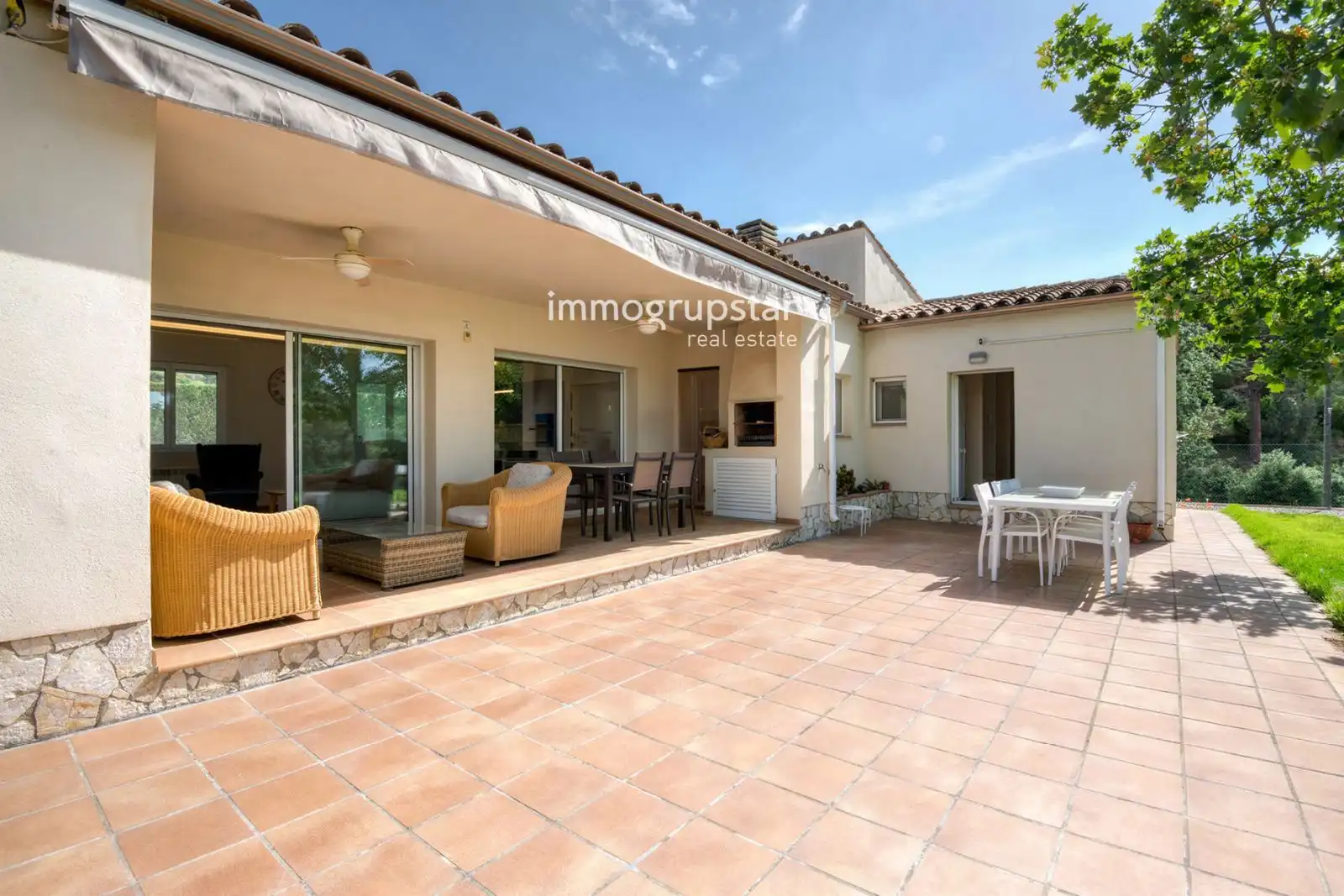 Terraza de Casa o chalet en venta en Santa Cristina d'Aro con Calefacción, Terraza y Piscina