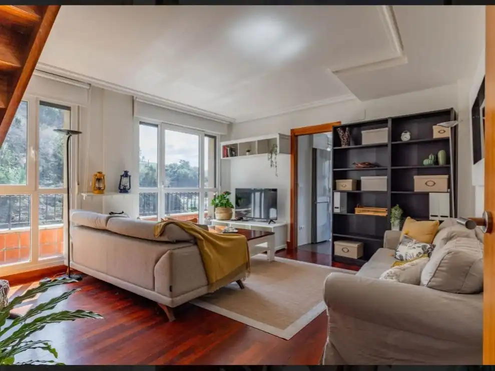 Sala de estar de Piso en venta en Orio con Terraza