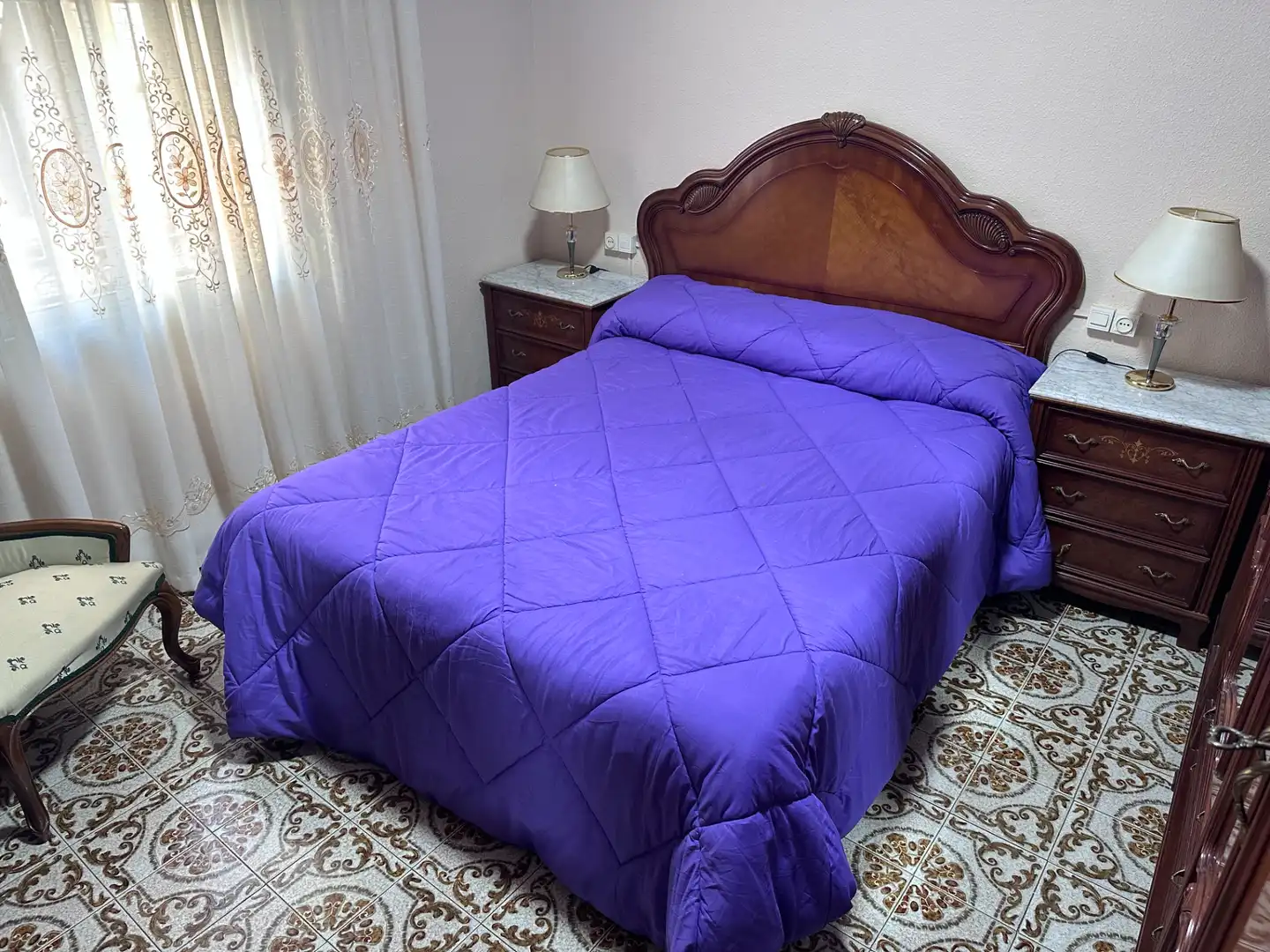 Schlafzimmer von Wohnung zum Verkauf in Jaén mit Klimaanlage, Abstellraum und Möbliert