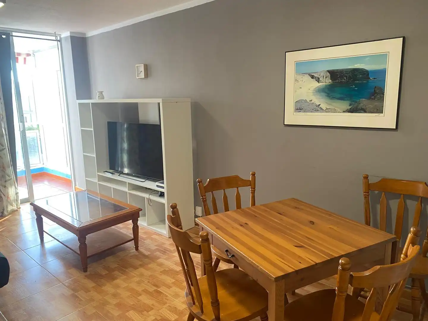 Comedor de Apartamento de alquiler en San Cristóbal de la Laguna con Amueblado, Lavadora y Microondas